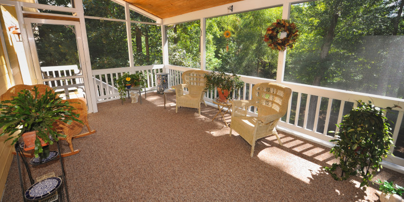 Covered Porch in Greer, South Carolina