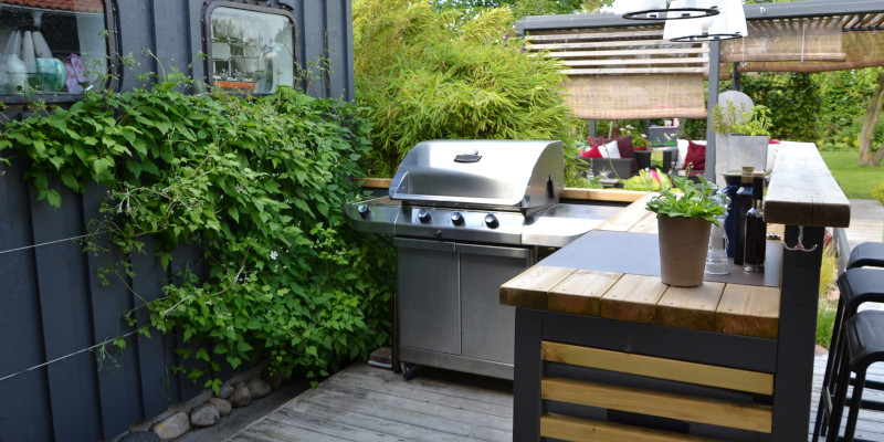 Outdoor Kitchen Island in Greenville, South Carolina