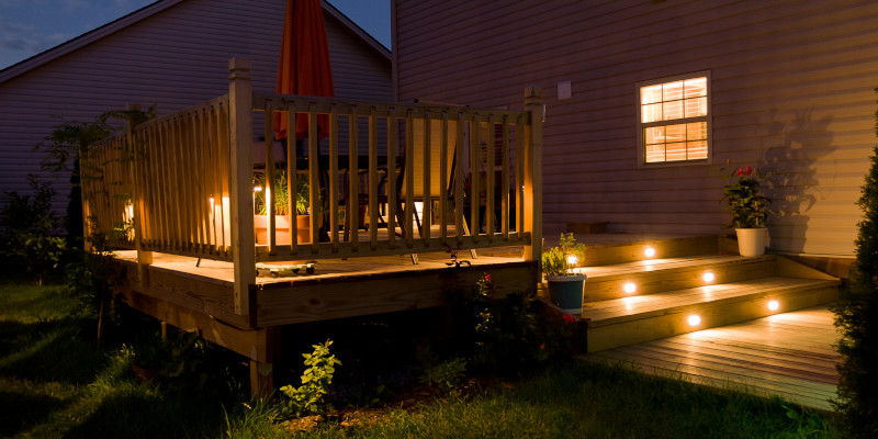 Deck Lighting in Greenville, South Carolina